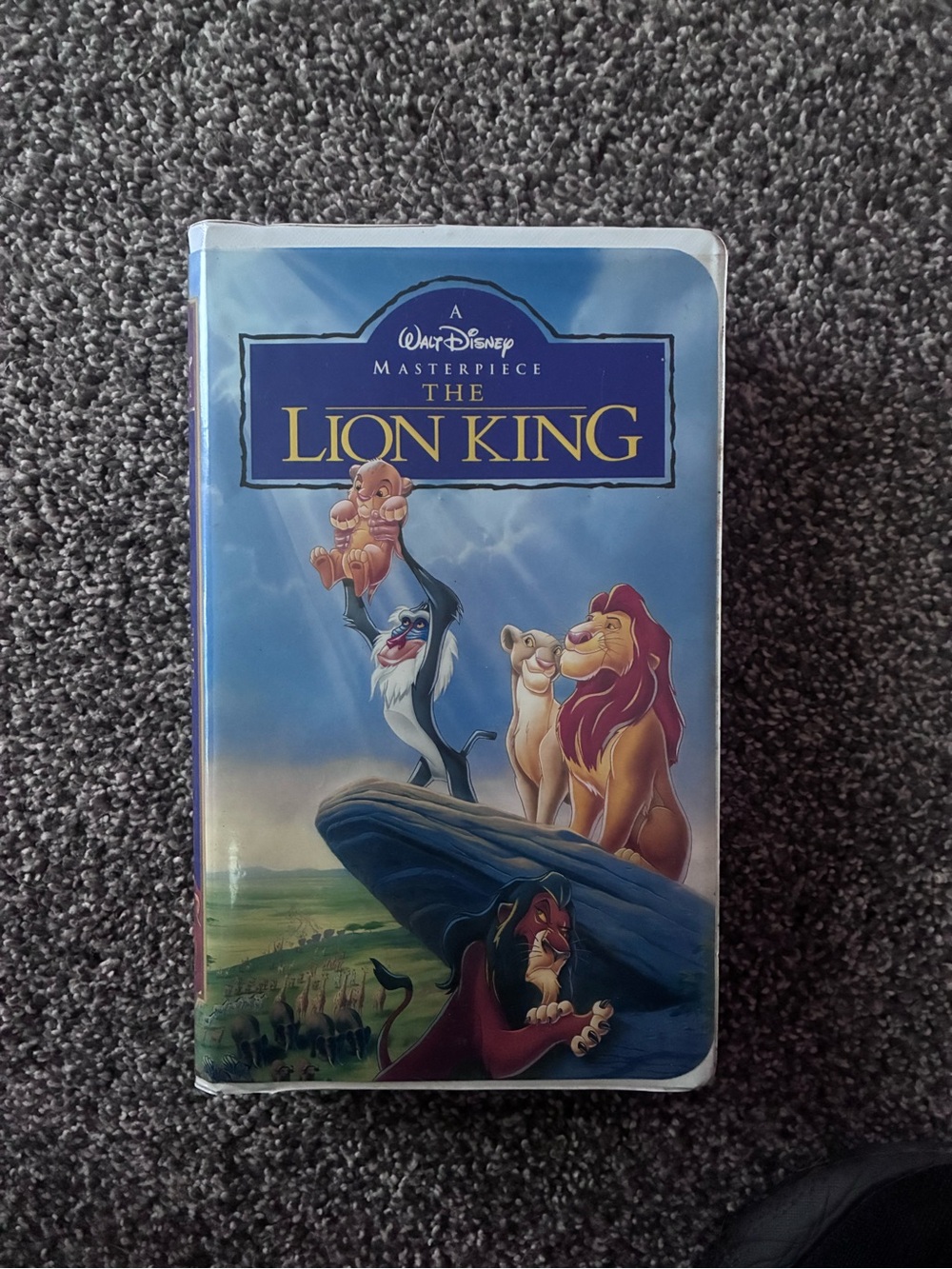 The Lion King Disney Classic Movie VHS - Blue Cover